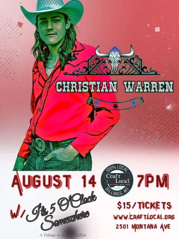 Christian Warren w/It’s 5 ‘O’ Clock Somewhere