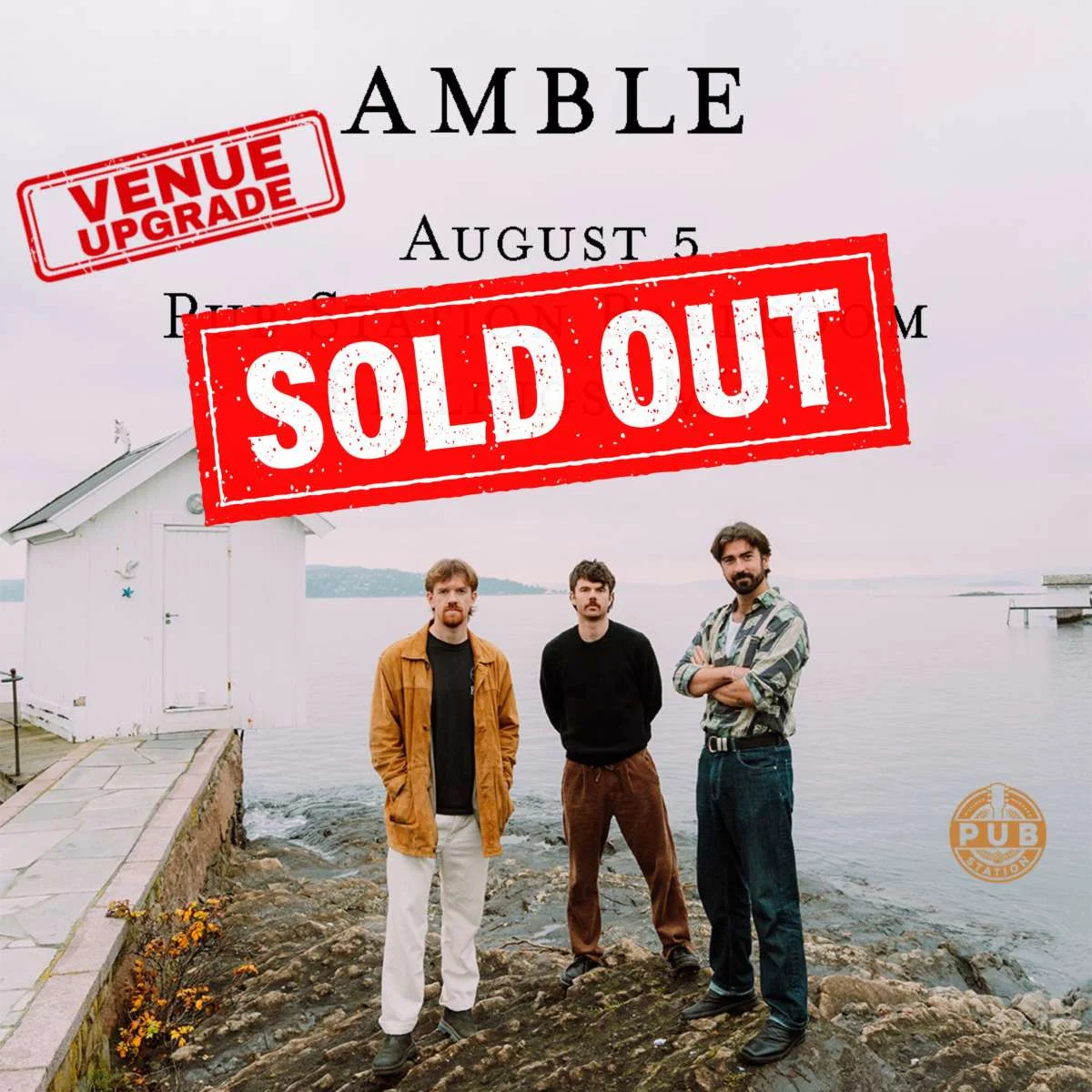 Amble with special guest Fabrizio – Moved from the Taproom into the Ballroom – (SOLD OUT)