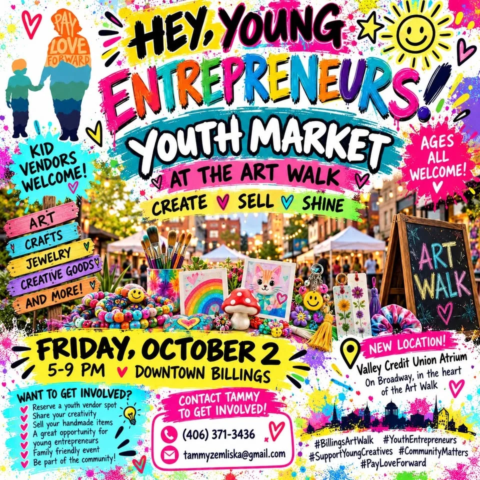 Youth Market at Downtown Billings Artwalk 
