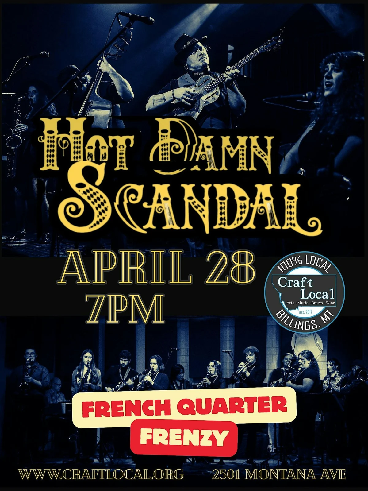 Hot Damn Scandal w/French Quarter Frenzy