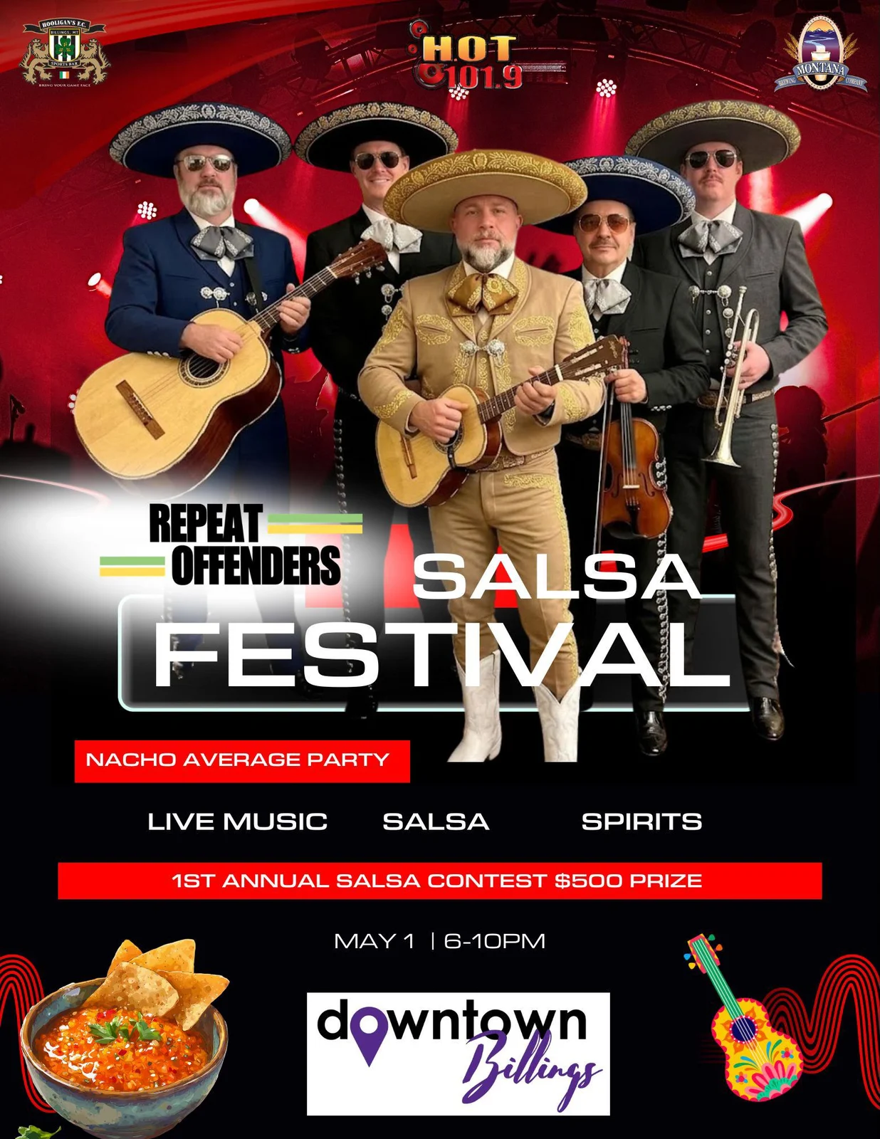 1st Annual Salsa Festival with The Repeat Offenders 